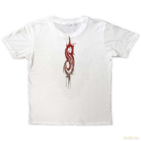 Slipknot: Kids T-Shirt: Infected Goat (White) (Back Print) (7-8 Years)