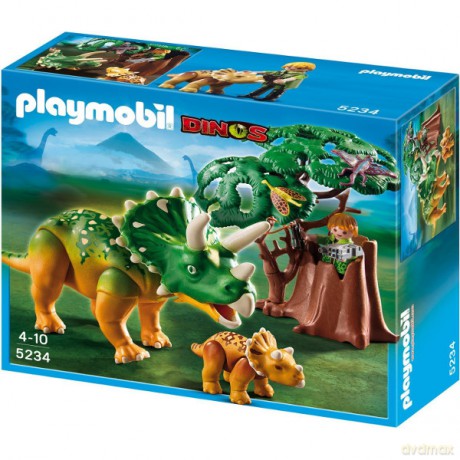 PLAYMOBIL Triceratops z maleństwem [KLOCKI]
