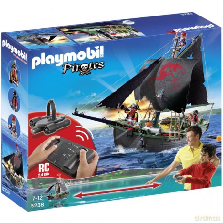 PLAYMOBIL Zdalnie sterowany statek [KLOCKI]