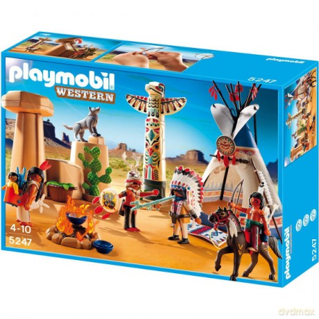 PLAYMOBIL Obóz indiański ze słupem [KLOCKI]