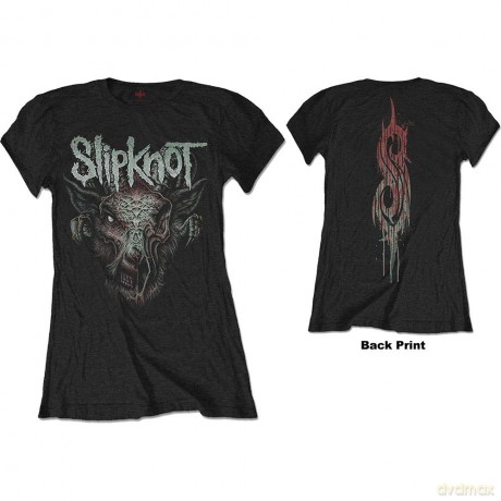 Slipknot: Ladies Tee: Infected Goat (Back Print) (X-Large)