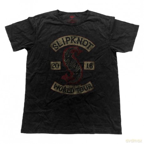 Slipknot: Men's Fashion Tee: Patched-Up (Vintage Finish) (Small)