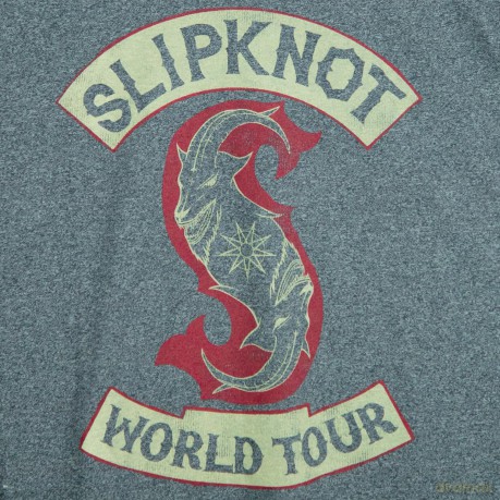 Slipknot: Men's Fashion Tee: Patched-Up (Vintage Finish) (Small)
