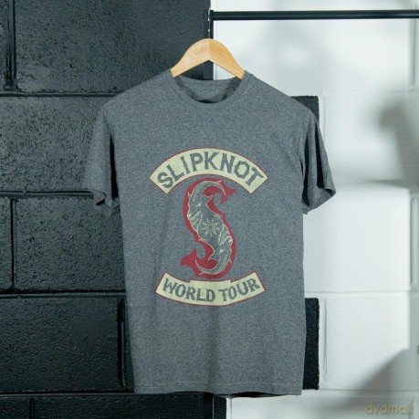 Slipknot: Men's Fashion Tee: Patched-Up (Vintage Finish) (Small)