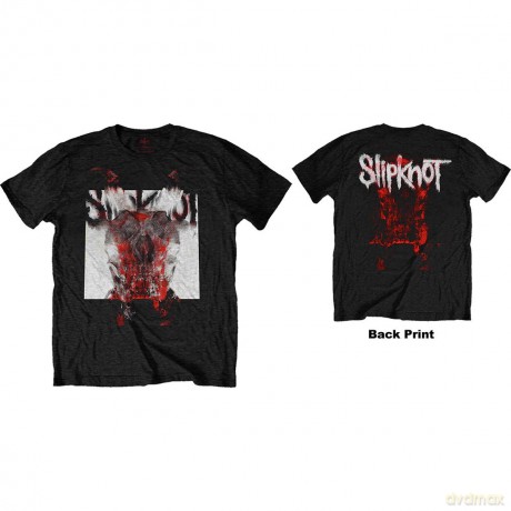 Slipknot: Men's Tee: Devil Single - Logo Blur (Back Print) (Medium)