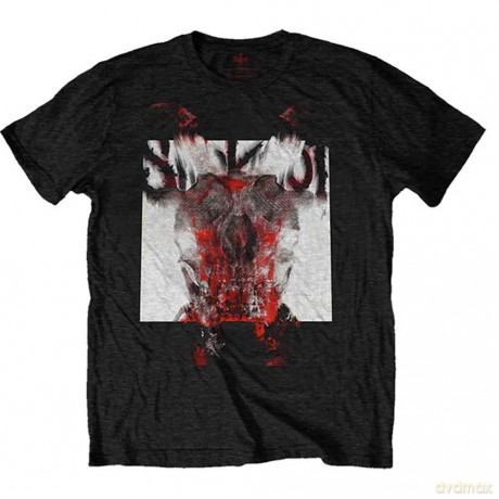 Slipknot: Men's Tee: Devil Single - Logo Blur (Back Print) (X-Large)