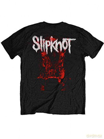 Slipknot: Men's Tee: Devil Single - Logo Blur (Back Print) (XX-Large)
