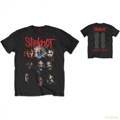 Slipknot: Men's Tee: Prepare for Hell 2014-2015 Tour with Back Printing (XX-Large)