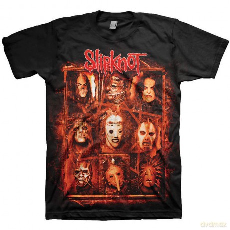 Slipknot: Men's Tee: Rusty Face with Back Printing (XX-Large)