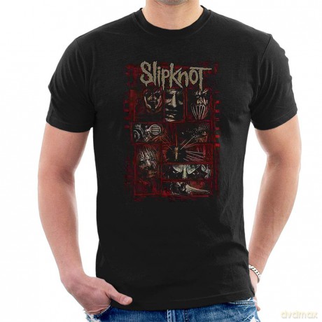 Slipknot: Men's Tee: Sketch Boxes (Back Print) (Small)