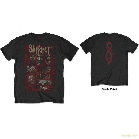 Slipknot: Men's Tee: Sketch Boxes (Back Print) (X-Large)