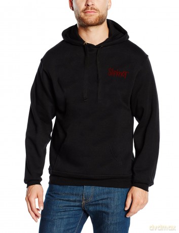 Slipknot: Men's Zipped Hoodie: Skull Teeth (Large) (Back Print)