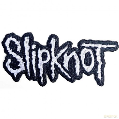 Slipknot: Standard Patch: Cut-Out Logo Black Border