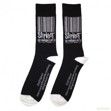 Slipknot: Unisex Ankle Socks: Large Barcode Logo (Black) (UK Size 6 - 11)