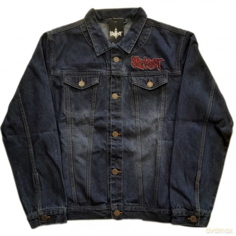 Slipknot: Unisex Denim Jacket: Tribal Logo (Back Print) (X-Large)