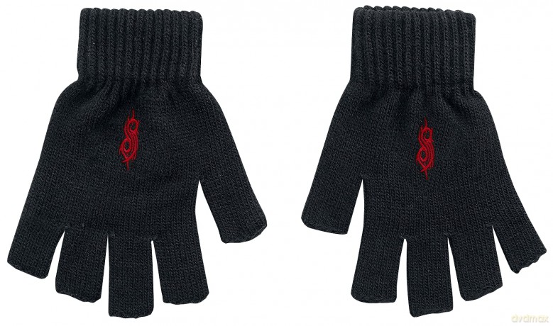 Slipknot: Unisex Fingerless Gloves: Tribal S (Black)