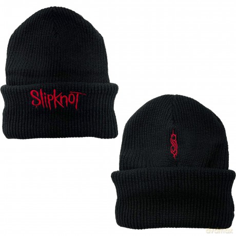 Slipknot: Unisex Mask Beanie Hat: Logo (Black)