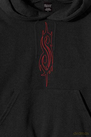 Slipknot: Unisex Pullover Hoodie: Arched Group Photo (Black) (Back Print) (Small)
