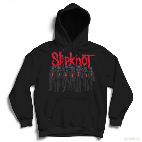 Slipknot: Unisex Pullover Hoodie: Choir (Black) (Back Print) (Medium)