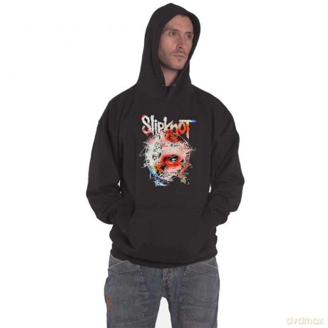 Slipknot: Unisex Pullover Hoodie: Death (Black) (Back Print) (X-Large)