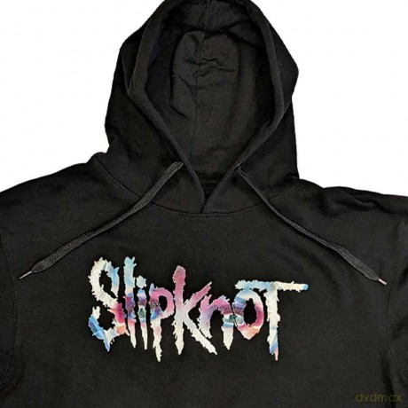 Slipknot: Unisex Pullover Hoodie: Eye Logo (Black) (Back Print) (XX-Large)