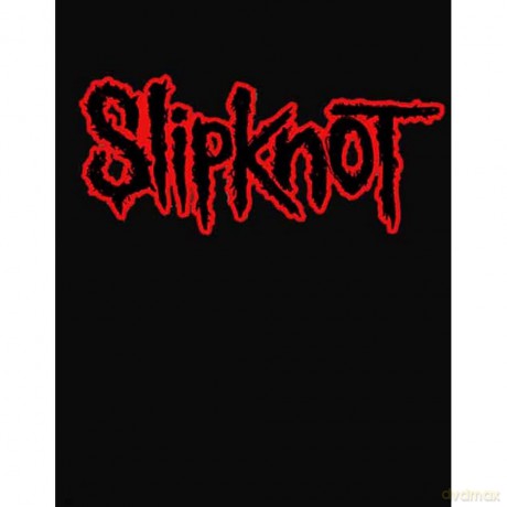 Slipknot: Unisex Pullover Hoodie: Logo (Grey) (Back Print) (Medium)