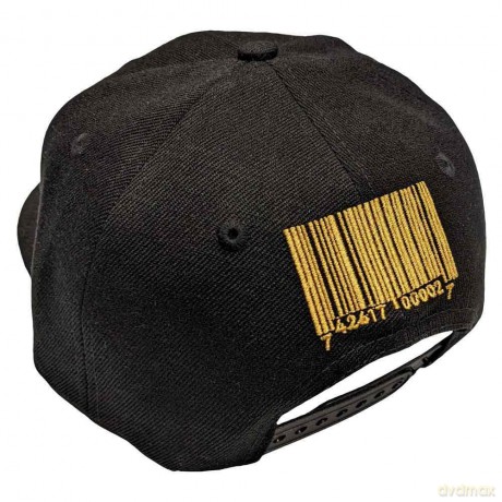 Slipknot: Unisex Snapback Cap: Barcode (Black) (Back Print)
