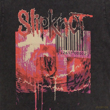 Slipknot: Unisex Stone Wash T-Shirt: The End, So Far Barcode (Charcoal Grey) (Back Print) (Medium)