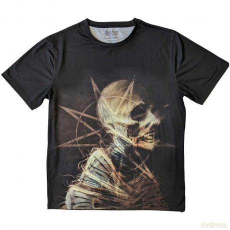 Slipknot: Unisex Sublimation T-Shirt: Profile (Black) (Back Print) (Large)