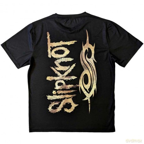 Slipknot: Unisex Sublimation T-Shirt: Profile (Black) (Back Print) (X-Large)