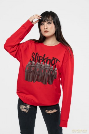 Slipknot: Unisex Sweatshirt: Choir (Red) (Back Print) (Large)