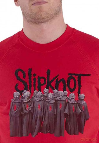 Slipknot: Unisex Sweatshirt: Choir (Red) (Back Print) (Small)