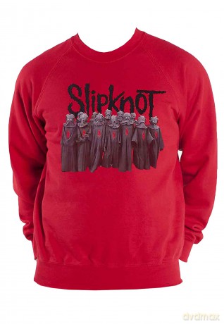 Slipknot: Unisex Sweatshirt: Choir (Red) (Back Print) (X-Large)