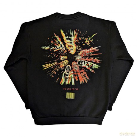 Slipknot: Unisex Sweatshirt: The End, So Far Band Figures (Black) (Back Print) (Large)