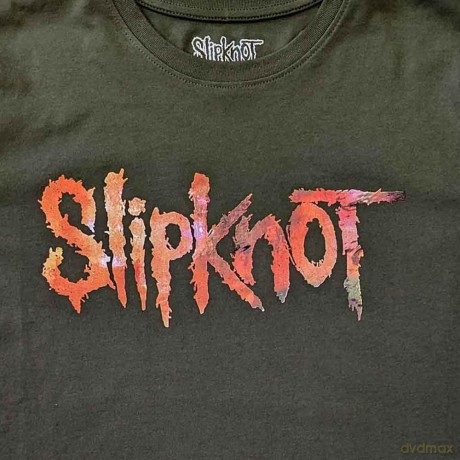 Slipknot: Unisex T-Shirt: Adderall (Green) (Back Print) (Medium)