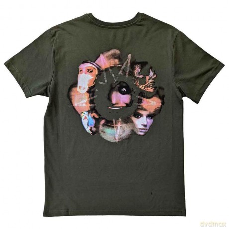 Slipknot: Unisex T-Shirt: Adderall (Green) (Back Print) (Small)