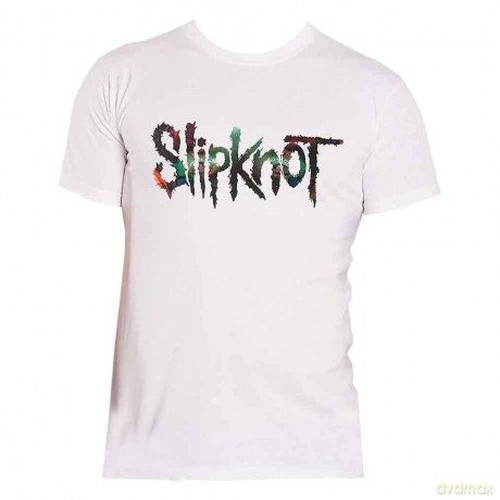 Slipknot: Unisex T-Shirt: Adderall Faceback (White) (Back Print) (XX-Large)