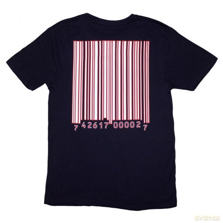 Slipknot: Unisex T-Shirt: Barcode (Navy Blue) (Back Print) (Large)