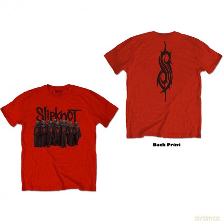 Slipknot: Unisex T-Shirt: Choir (Red) (Back Print) (Small)