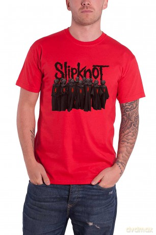 Slipknot: Unisex T-Shirt: Choir (Red) (Back Print) (X-Small)