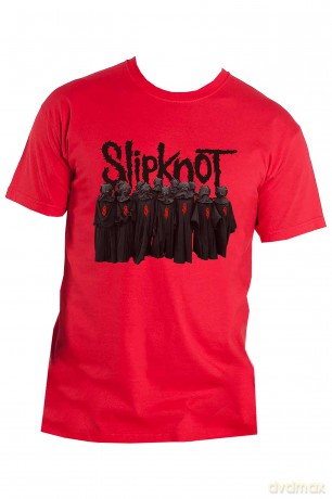 Slipknot: Unisex T-Shirt: Choir (Red) (Back Print) (X-Small)