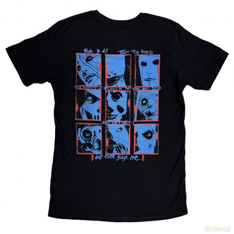 Slipknot: Unisex T-Shirt: Here Comes The Pain (Black) (Back Print)