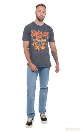 Slipknot: Unisex T-Shirt: Liberate (Black) (Back Print & Wash Collection) (Large)