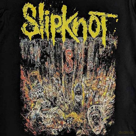 Slipknot: Unisex T-Shirt: Live at MSG (Black) (Back Print) (Large)