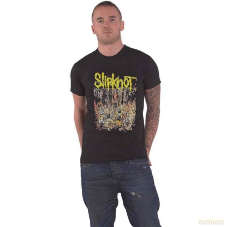 Slipknot: Unisex T-Shirt: Live at MSG (Black) (Back Print) (Small)