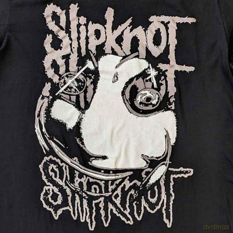 Slipknot: Unisex T-Shirt: Maggot (Black) (Back Print) (Large)