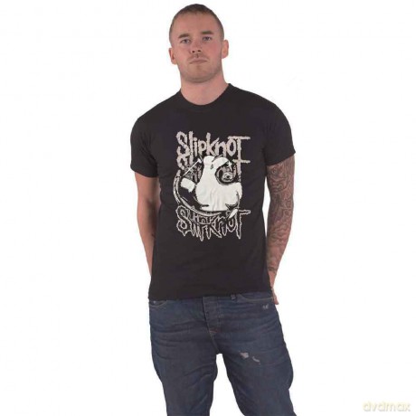 Slipknot: Unisex T-Shirt: Maggot (Black) (Back Print) (X-Large)