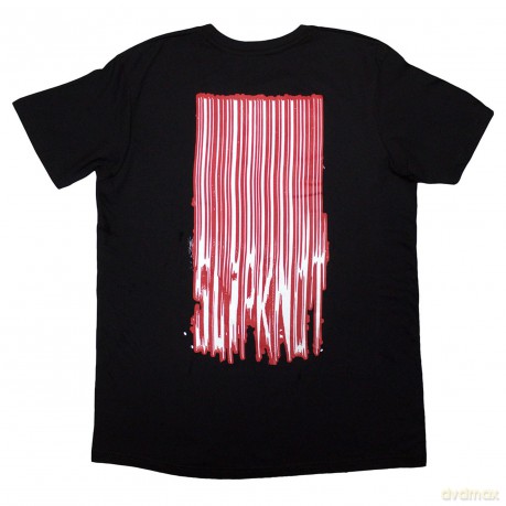 Slipknot: Unisex T-Shirt: Stretched Barcode (Black) (Back Print) (Medium)