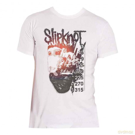 Slipknot: Unisex T-Shirt: The End (White) (Back Print) (Small)