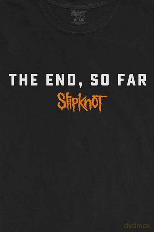 Slipknot: Unisex T-Shirt: The End, So Far Album Cover (Black) (Back Print) (Medium)